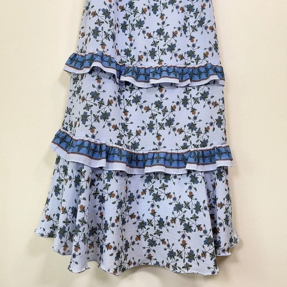 Max Studio Floral Tier Hem Sleeveless Dress - Picture 12 of 14